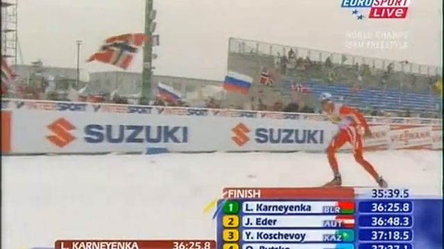 2007 WSC Sapporo 15km F BERGER KARNEYENKA ANGERER