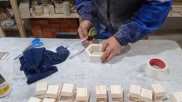 Полка- пчелиные соты, из дерева своими руками. смотреть онлайн