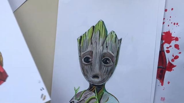 Курс "Супергерои Marvel" маркерами! смотреть онлайн
