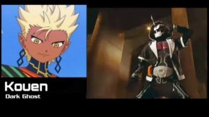 yo-kai watch crossover Kamen Rider Ghost