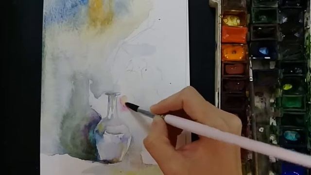 Как нарисовать стеклянную вазу? смотреть онлайн