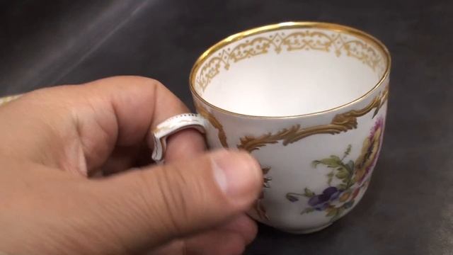 Чайная пара KPM на продажу цену спрашивать в привате 19 век смотреть онлайн