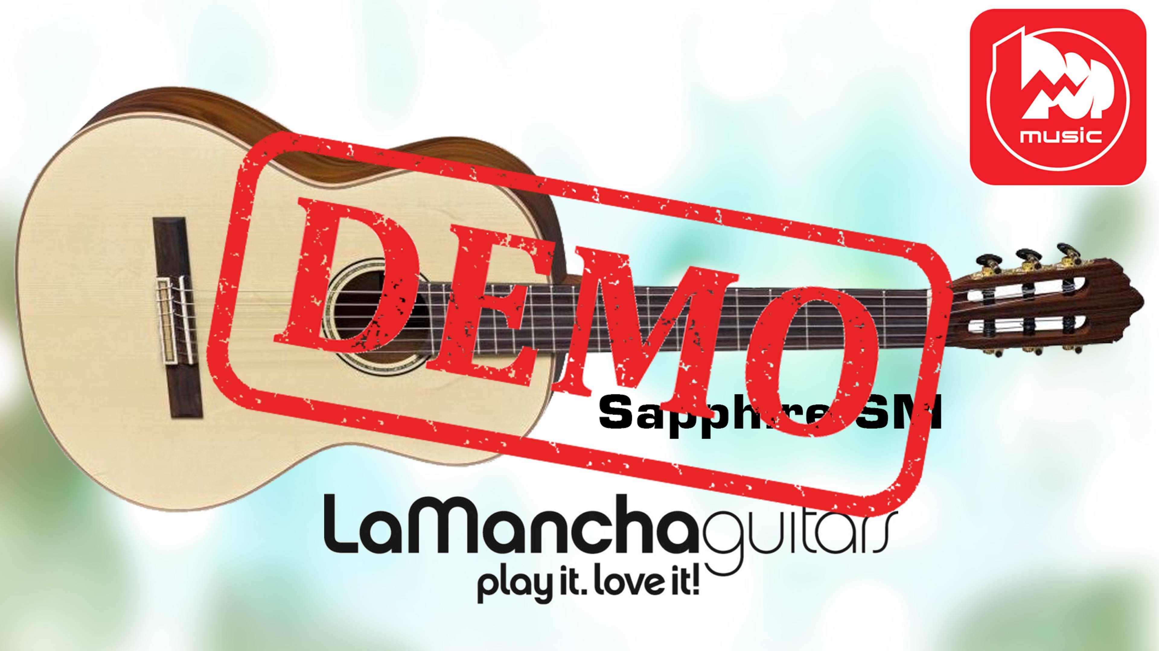 Классическая гитара LA MANCHA Sapphire SM - демонстрация звучания смотреть онлайн