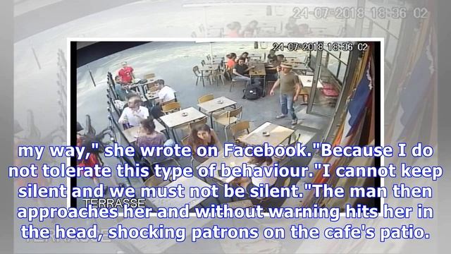 Footage of woman being struck by harasser shocks France смотреть онлайн