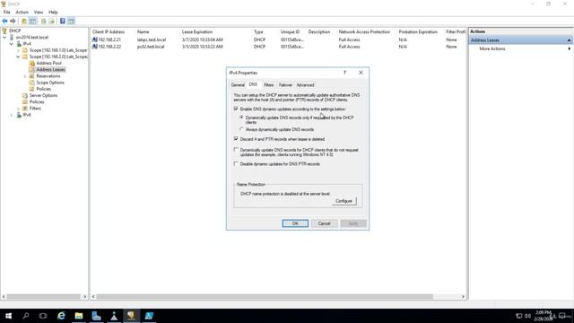 32 DHCP dynamic updates смотреть онлайн