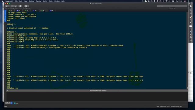 9 OSPF маршрутизация Dual Cloud Dual Hub смотреть онлайн