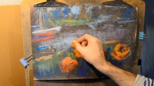 Урок - Рисуем Пейзаж С Цветами Сухой Пастелью За 30 Минут!