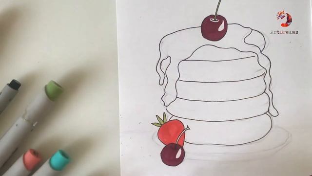 Урок - Рисуем Блинчики Маркерами За 20 Минут! смотреть онлайн