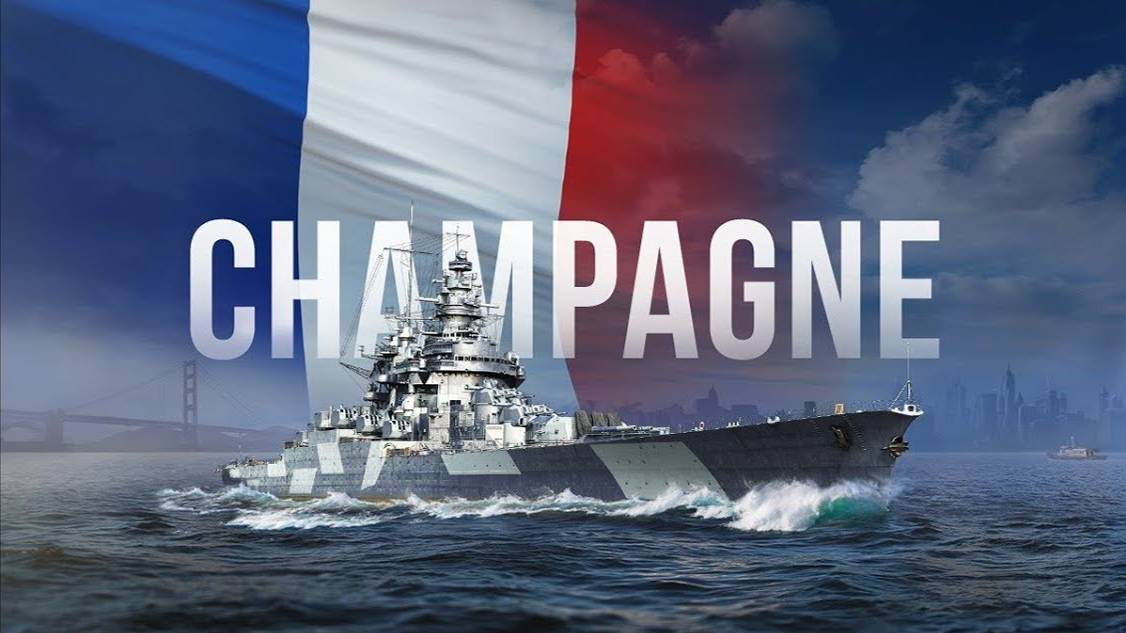 [ МИР КОРАБЛЕЙ ] [ французский премиум линкор Champagne VIII ]