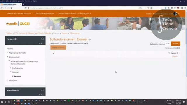 Elaboración de exámenes con Moodle (02) смотреть онлайн