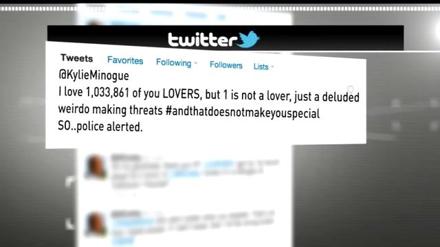 Kylie Minogue calls police on 'Twitter stalker' смотреть онлайн