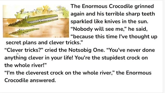 The Enormous Crocodile Chapter 1 смотреть онлайн