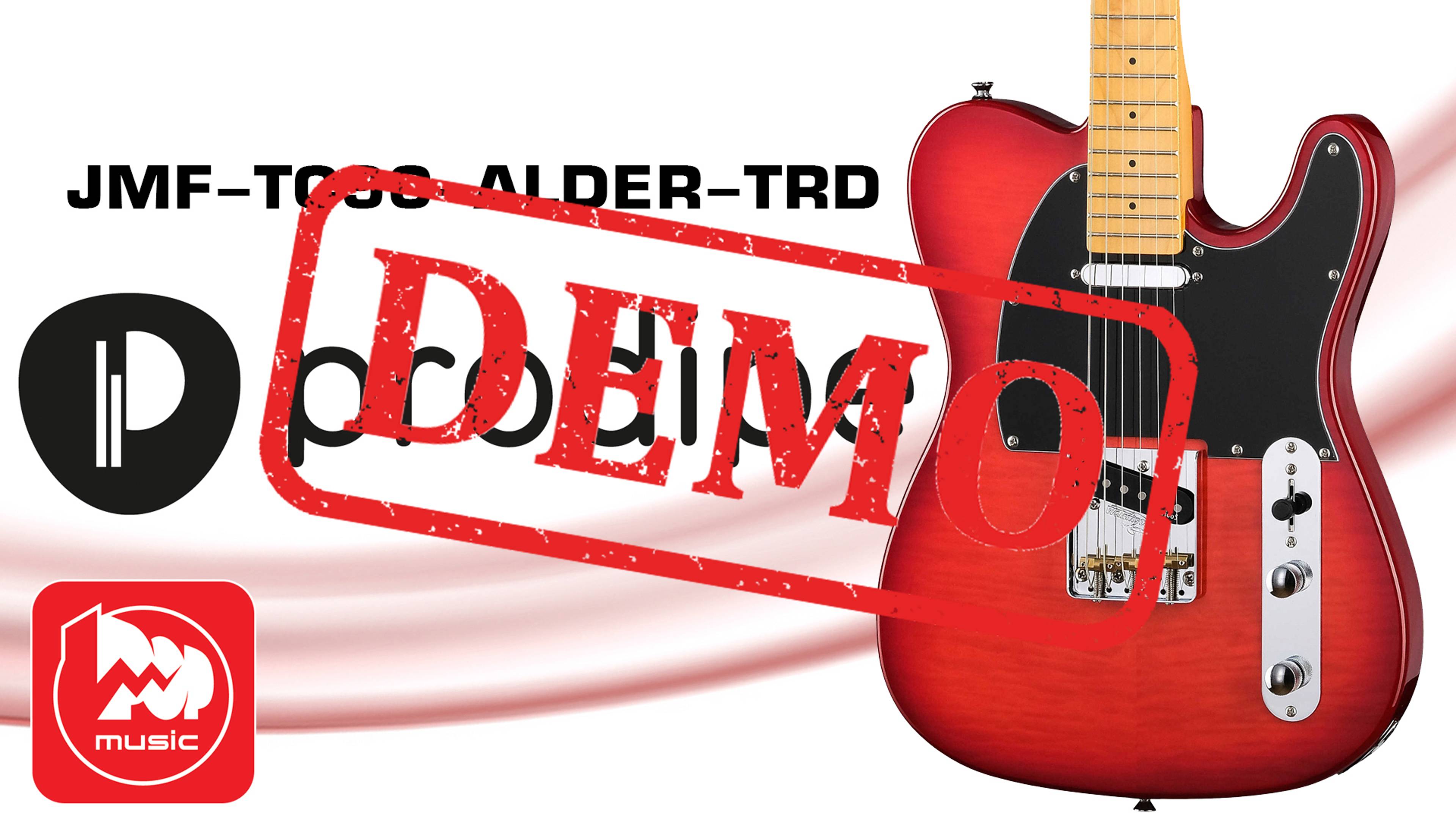 Электрогитара PRODIPE JMFTC90ALDERTRD - демонстрация звучания смотреть онлайн