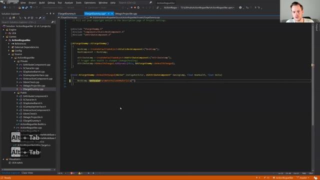 30 - Hit Flash Material & Driving Material parameters through C++ _ Tom Looman смотреть онлайн