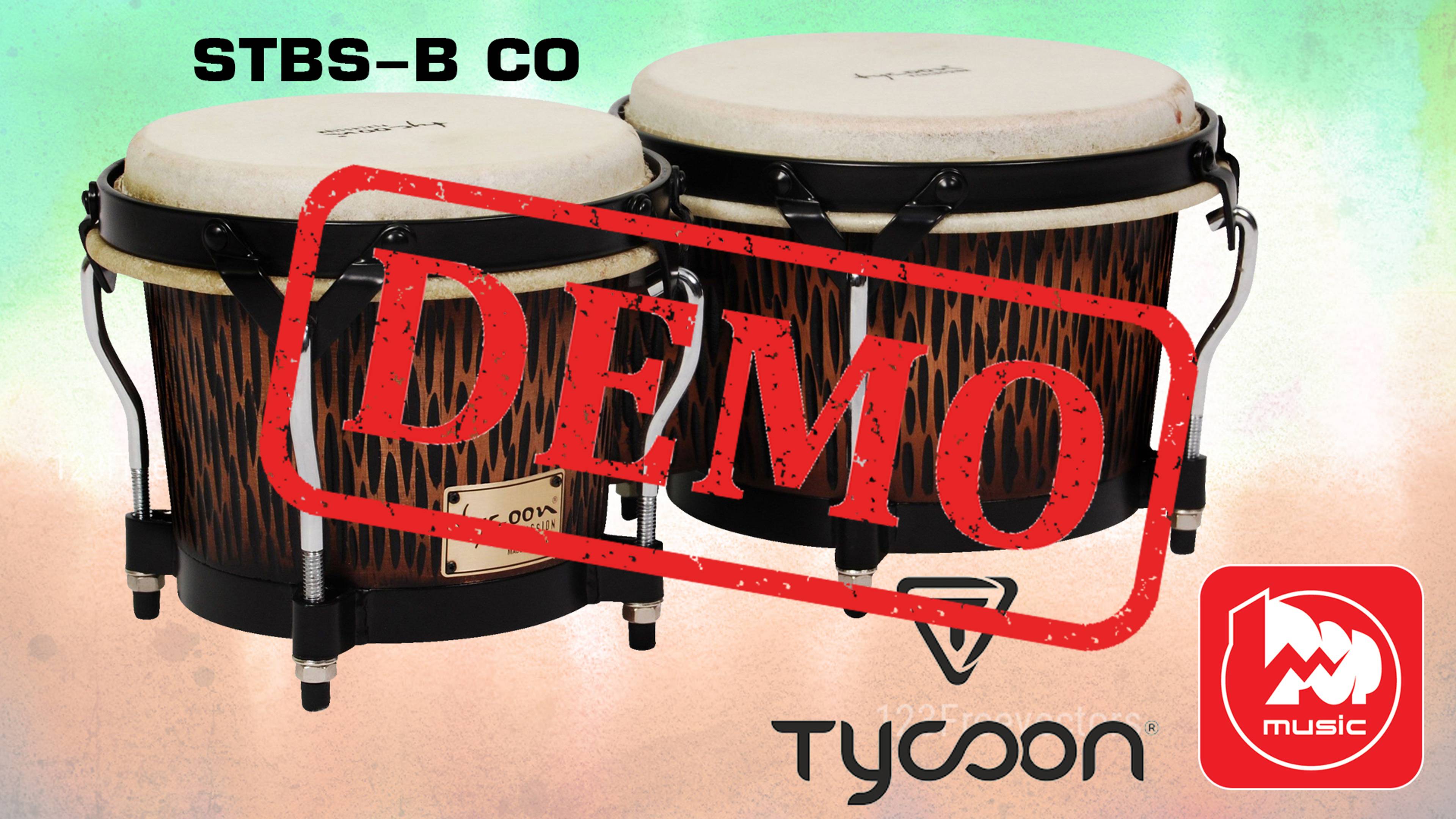 Бонго TYCOON STBS-B - демонстрация звучания смотреть онлайн