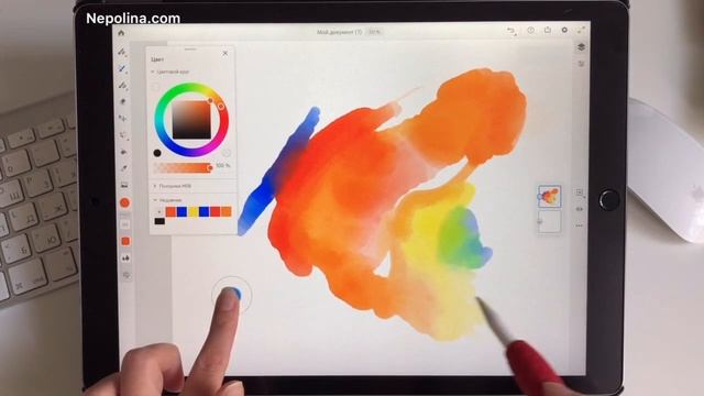 Adobe Fresco – новое крутое приложение для рисования на iPad смотреть онлайн