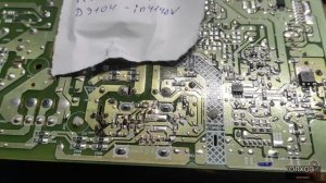 Philips 32PHT4101/60. Не включается. Не горит индикатор.