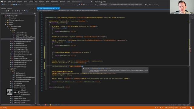 53 - Improving bot firing logic (weapon accuracy, collision checks) _ Tom Looman смотреть онлайн