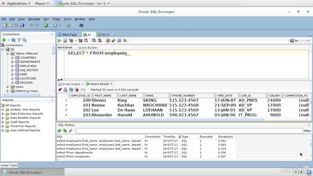 3.9_Viewing SQL execution history - 3. Using Oracle SQL Developer смотреть онлайн
