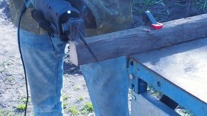 Как пилит Сабельная пила FinePower RS85