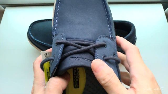 Skechers Men Status 2.0 Navy Blue Shoe Unboxing [4K] смотреть онлайн
