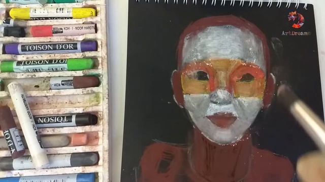 Рисуем Портрет Африканской Девушки! смотреть онлайн