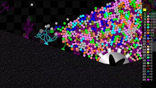 Escape 4 - Survival Marble Race in Algodoo