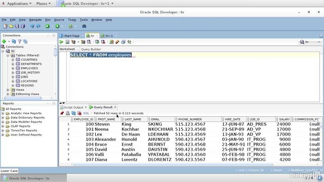 3.10_Query output as grid or script - 3. Using Oracle SQL Developer смотреть онлайн