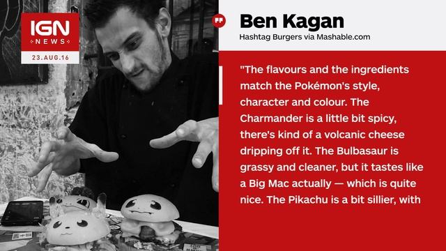 Aussie Chef Creates Limited Run of Pokemon Burgers - IGN News смотреть онлайн