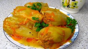 Необычный, но самый любимый вариант фаршированного перца.