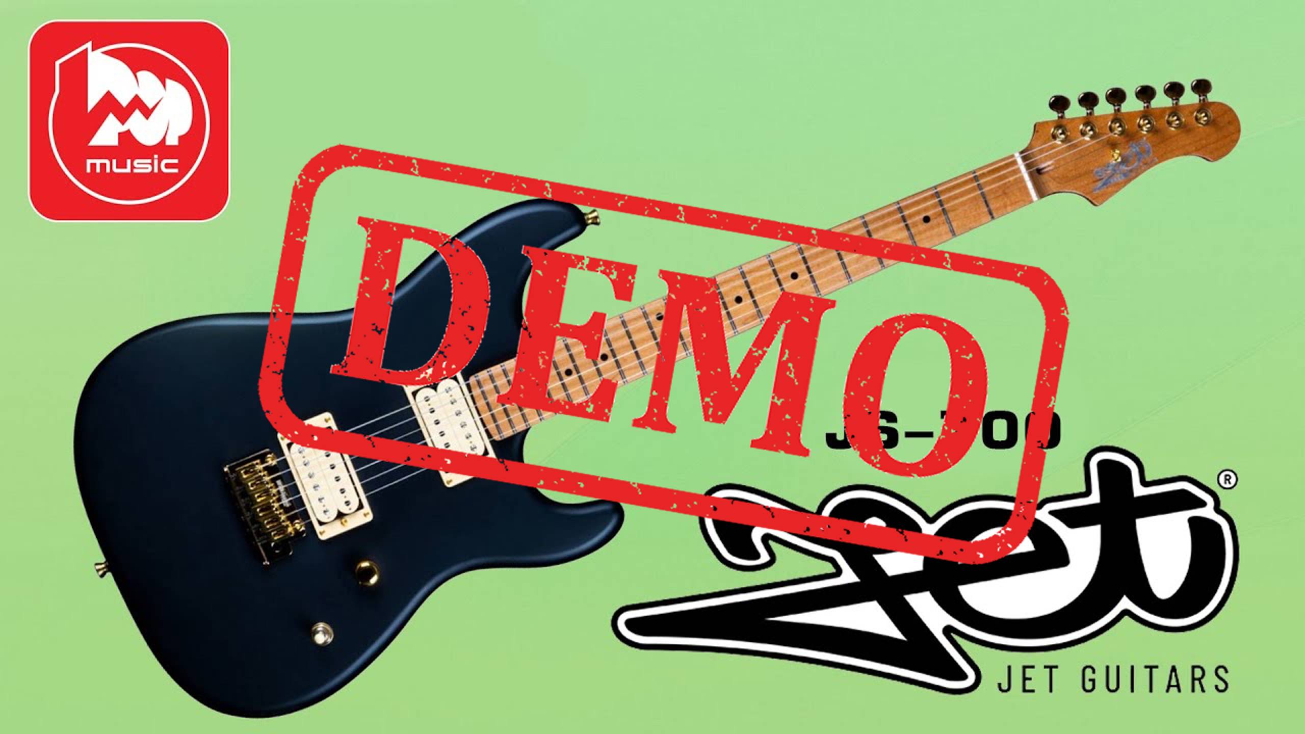 Электрогитара JET JS-700 MBK - демонстрация звучания смотреть онлайн