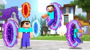 НУБ И ПРО НАШЛИ СЕКРЕТНЫЕ ПОРТАЛЫ В МАЙНКРАФТ ! НУБИК В ГОРОДЕ И ТРОЛЛИНГ ЛОВУШКА В MINECRAFT