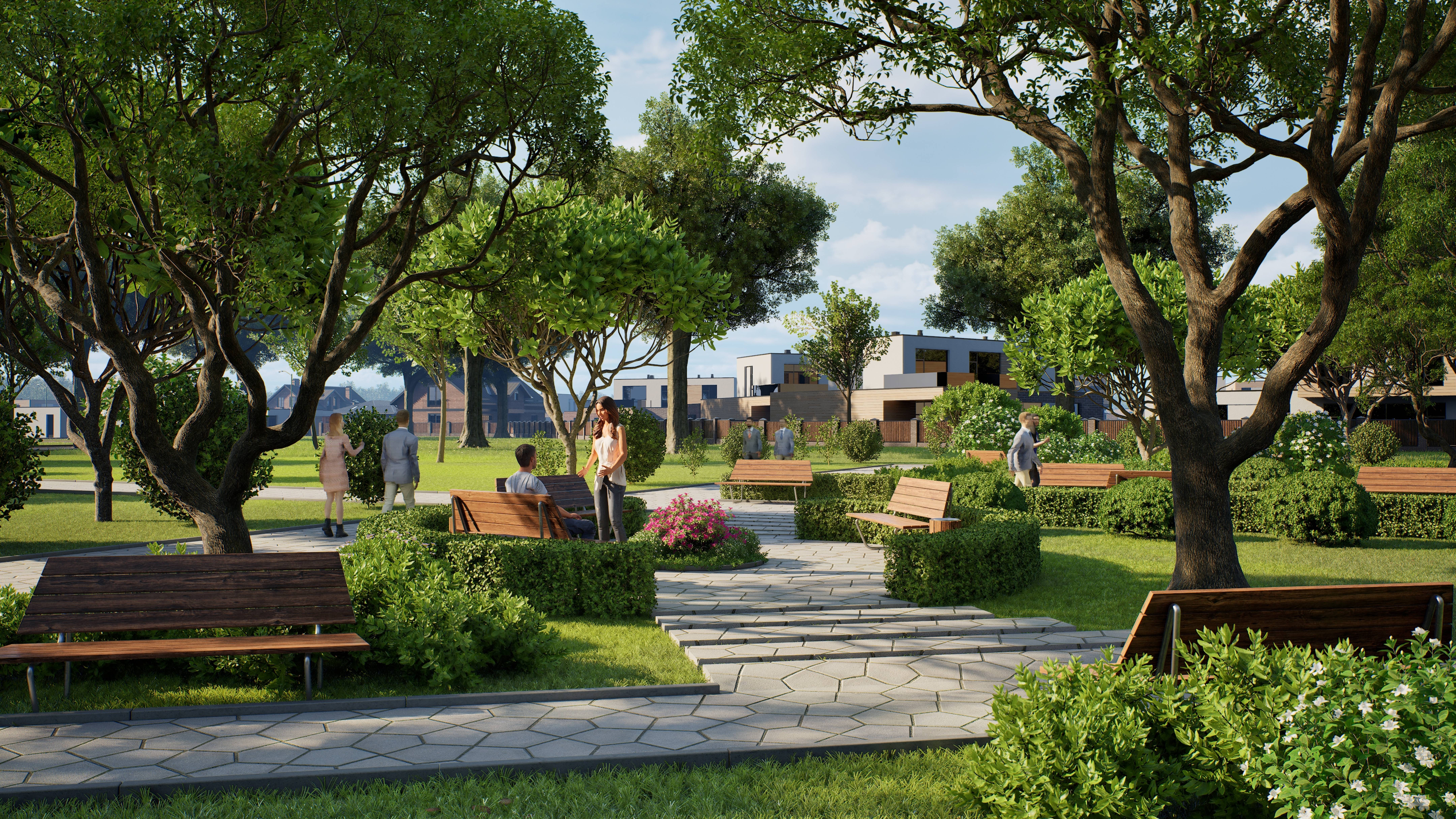 Визуализация в UE5 - In The Park