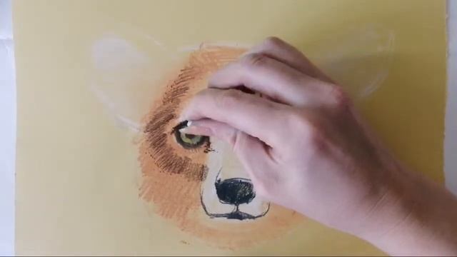 Рисуем Корги Сухой пастелью в прямом эфире! смотреть онлайн