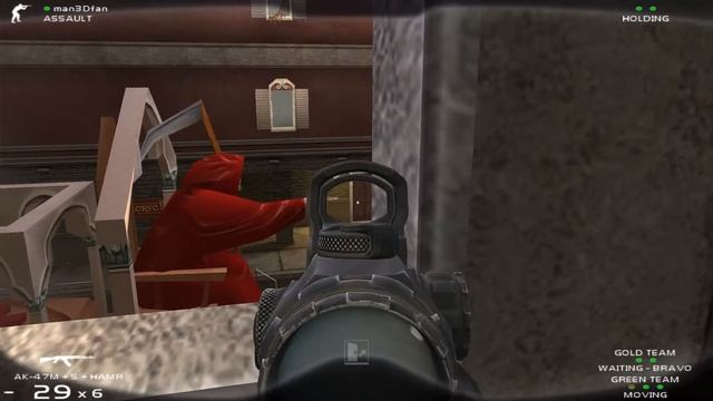 Rainbow Six 3 Raven Shield m15 Parade Line-up (Steel Rose) Elite (BIG mod) смотреть онлайн