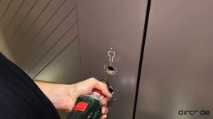 Установка электронного замка Dircode U800 #электронныезамки #двери #электронныйзамок #видеодомофон