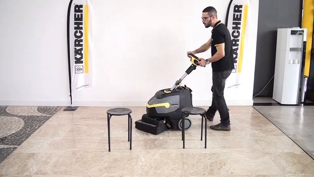 Lavadora e Secadora de Pisos Kärcher BR 35/12 C - Utilização смотреть онлайн