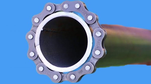 УДИВИТЕЛЬНЫЙ СПОСОБ закрепления труб при сварке двух соединений.