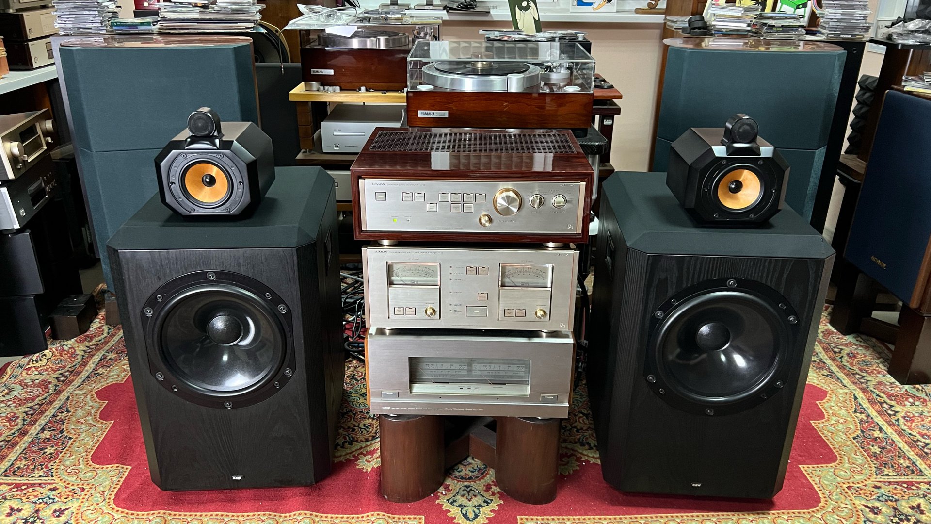 Шикарный комплект B&W 801 And Luxman C-05 M-05