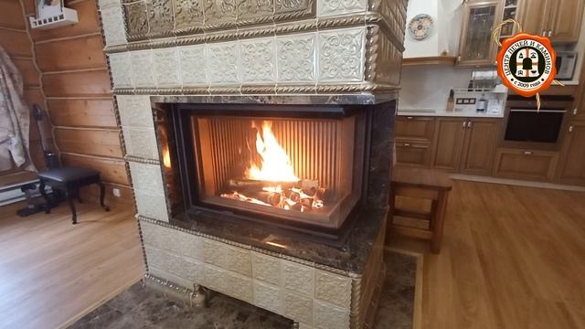 Наши работы: установка каминной топки Astov П2С 8457