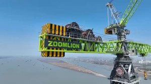 1й в мире башенный кран грузоподъемностью более 10 000 тонн