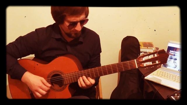 Джазовая импровизация на гитаре / Учебный этюд на аккордовую технику / jazz-guitar.ru смотреть онлайн