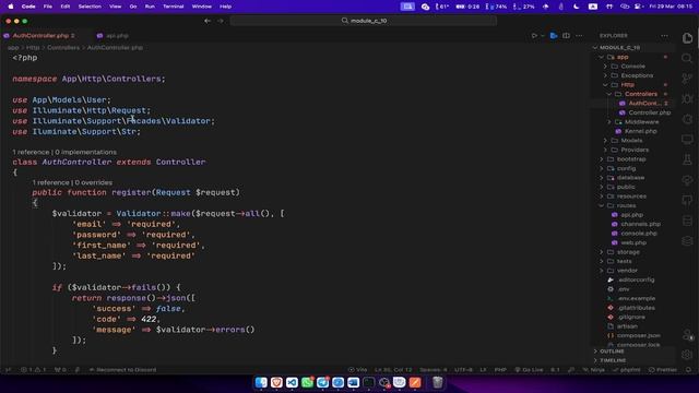 Модуль В Часть 1 (Laravel) смотреть онлайн