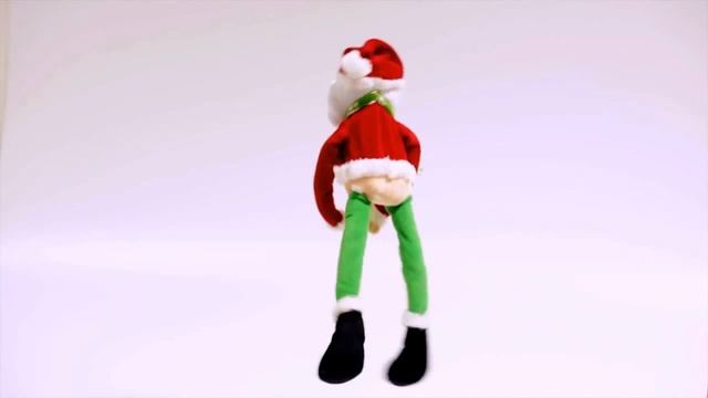 Поющий Санта Длинноножка, 55 см, LED, батарейка Арт 548220 смотреть онлайн