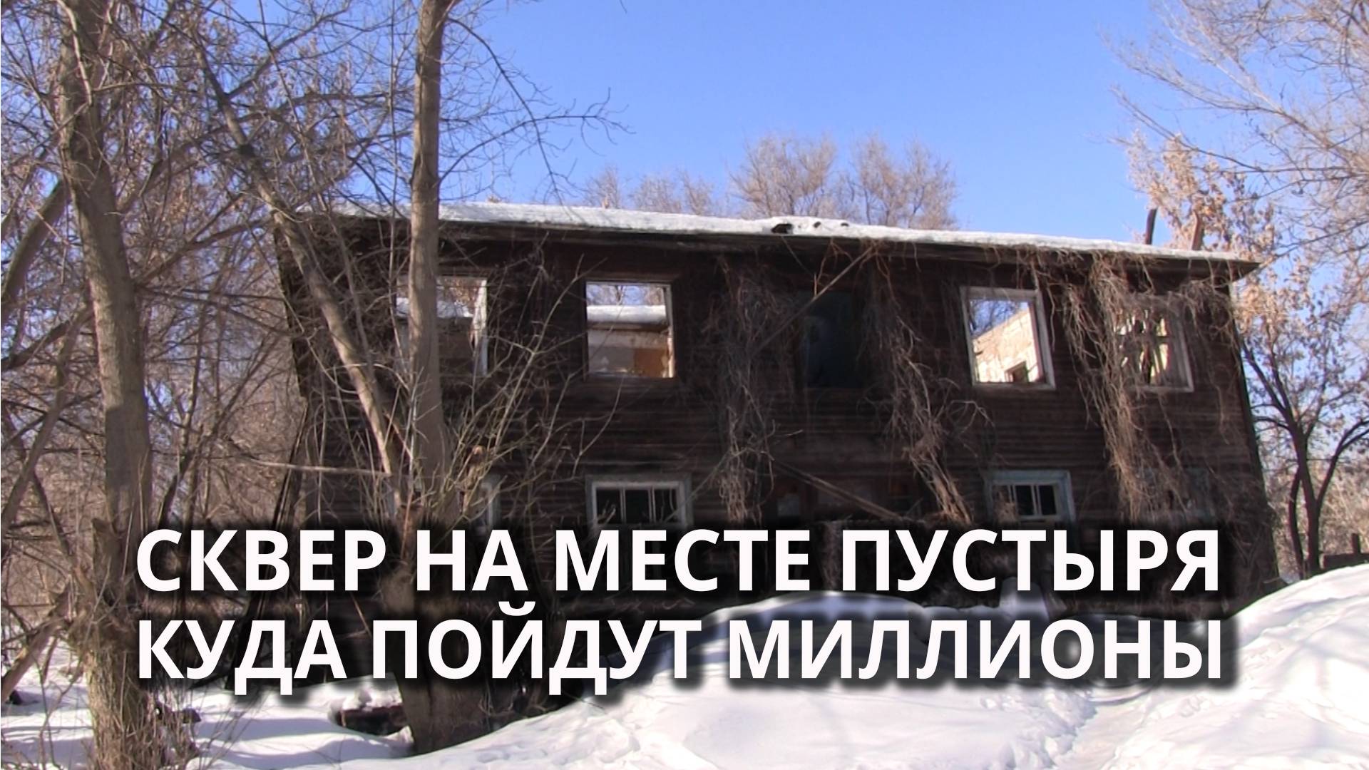 Развалины, мусор, собаки: здесь будет новый сквер смотреть онлайн