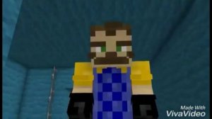 Привет сосед песню в Майнкрафте