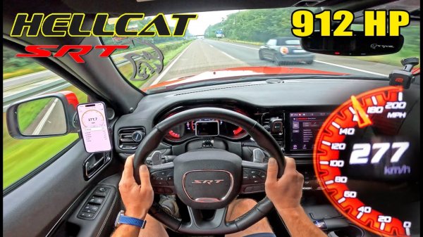 912ЛС DODGE DURANGO HELLCAT | 277КМ/Ч на АВТОБАНЕ AutoTopNL