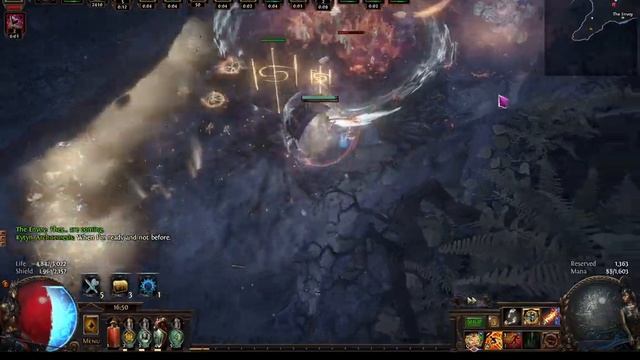 Path of Exile [3.17] Sporeguard Incinerate Elementalist vs. T16 Strand Delirium Mirror -- No Deaths смотреть онлайн