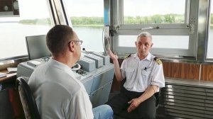 Интервью (фрагмент) с капитаном теплохода «Сергей Кучкин» - Туезовым Владимиром Ивановичем