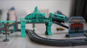 Железная дорога для детей "Мой город, 66 предметов"